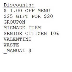 discounts in SelbySoft