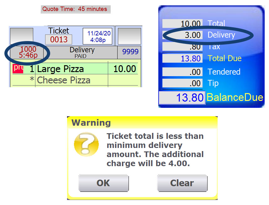 Picture of delivery features in SelbySoft