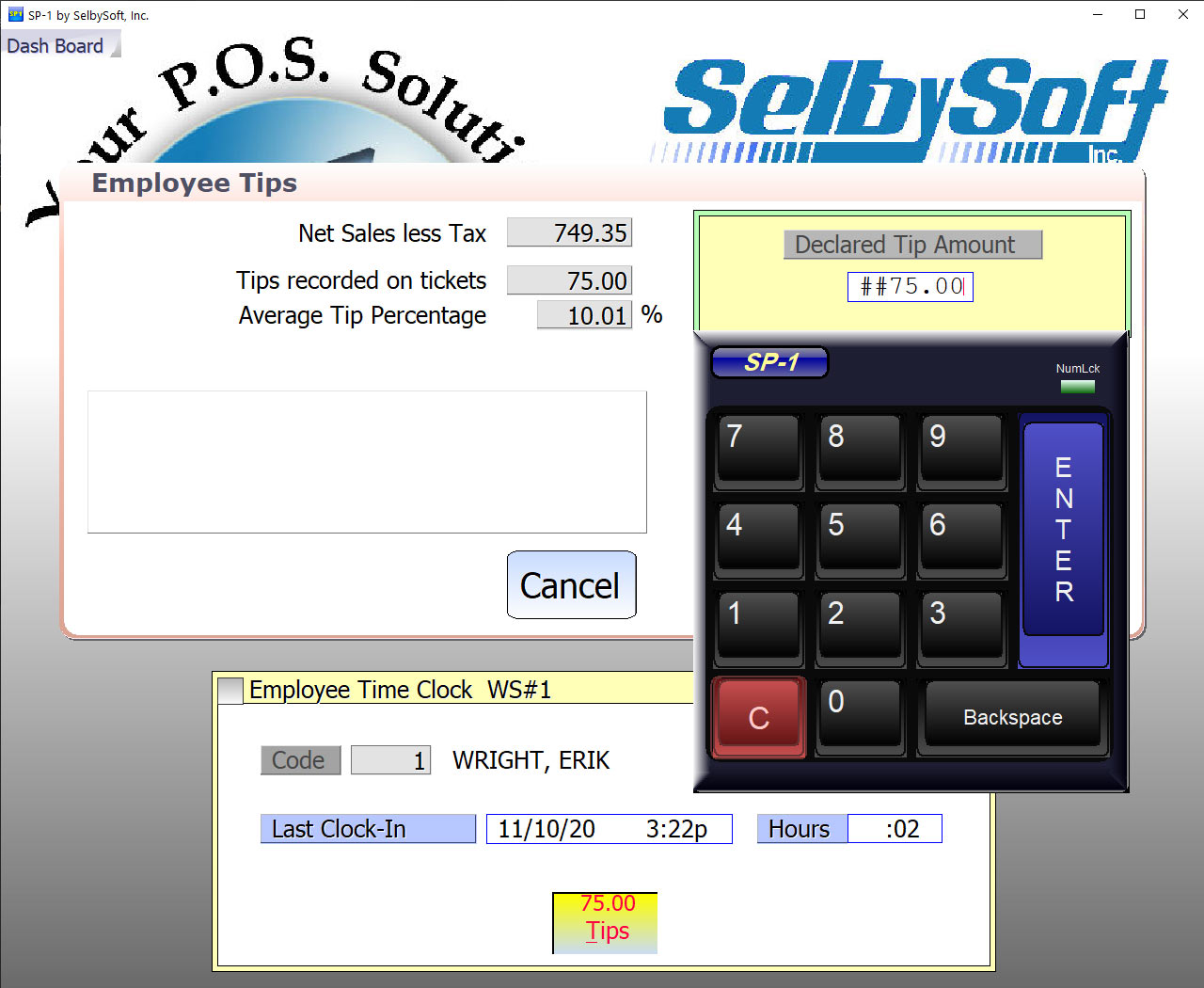 Menu Group in SelbySoft POS